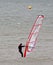Windsurfer windsurfing