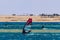 Windsurfers on the Red sea in Hurghada, Egypt