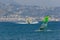 Windsurfing along the Amalfi Coast Italy