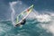 Windsurfing big waves Maui, Hawaii