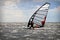 Windsurfing event in Baltic sea