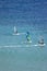 Windsurfing in Vassiliki bay, Lefkada island, Greece