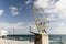 Windsurfing woman monument in Pozo Izquierdo, Gran Canaria, Spain