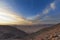 Windswept clouds at sunset in the Namib Desert