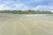 Windswept Oreti Beach on South Island`s southern coast at Invercargill