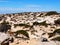 Windswept and rugged Formby bay.