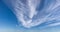 Windswept vector clouds panorama