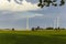 Windturbine on a field