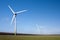 Windturbines of Flevoland, the Netherlands