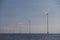 Windturbines in the water.