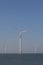 Windturbines in the water producing alternative energy