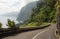 Windy road on Madeira