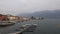 A windy winter day in Ascona, a small town on Lake Maggiore