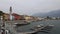 A windy winter day in Ascona, a small town on Lake Maggiore