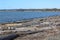 A windy winter day at Birch Bay beach in Washington