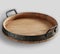 Wine Barrel Tray with gray background
