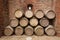 Wine barrels