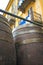 Wine barrels. Color image