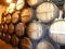 Wine barrels for port Douro Valley winelands Portugal