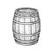 Wine or beer barrel