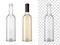 Wine Blass Bottles Set