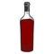 Wine bottle, glass. Vector in doodle and sketch style