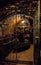 Wine bottles in a Hungarian wine cellar near