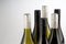 Wine bottles isolated on white