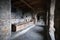 A wine cellar in the bishop`s palace in Nekresi monastery, Georgia