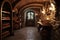 wine cellar entrance with a cozy, inviting atmosphere
