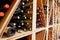 Wine Cellar from Mediterranean with bottles