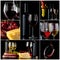 Wine collage