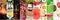 Wine Collage design template. A panorama of many photos of wine glasses, pouring wine, grapes at vineyards, tastings, a design for