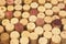 Wine cork background