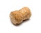 Wine cork isolated