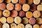 Wine corks background