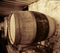 Wine Fermenting in Wooden Casks