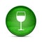Wine glass Help icon on classy splash green round button illustration
