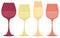 Wine glass icons