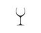 wine glasses toasting logo icon vector