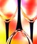 Wine Glassware Abstract Design