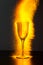 Wine Goblet Overflowing with Sparks