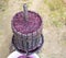 Wine grape squeezer full with wine material. How to make wine at home