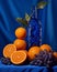 Wine group vine vintage grapes blue drink orange alcohol bottle