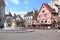 Wine-grower fountain at Place Francois Rude, Dijon, France