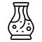 Wine jug icon outline vector. Sommelier drink