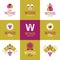 Wine logos, icons, signs and symbols