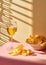 Wine with potato chips. Off-the-Wall Culinary Fusion