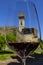 Wine with romance. Wine and castle. Castles of Tuscany wine region of Chianti, Italy.