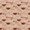 Wine seamless pattern. Hand-drawn pattern with wine stains